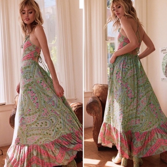 Spell Dresses & Skirts - Spell & The Gypsy City Lights Strappy Maxi Dress